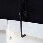 Dome security clamps